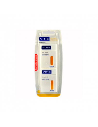 VITIS DUPLO SEDA DENTAL CON CERA 50 M 2