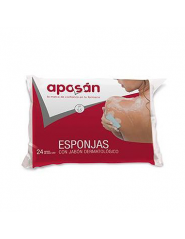 APOSAN ESPONJA ENJABONADA 24 UNIDADES