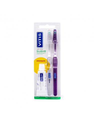 CEPILLO DENTAL ADULTO VITIS SUAVE DUPLO