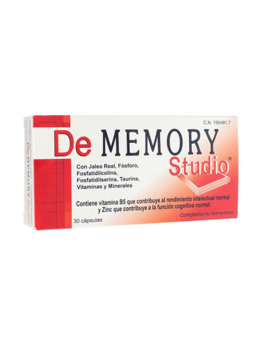 DEMEMORY STUDIO 30 CAPSULAS