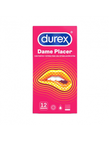 DUREX DAME PLACER PRESERVATIVOS 12 U