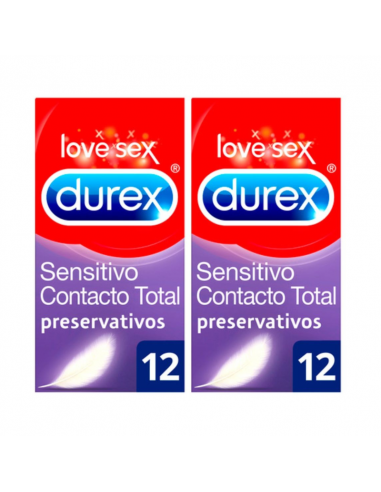 DUREX SENSITIVO CONTACTO TOTAL DUPLO