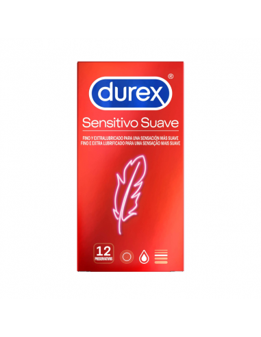 DUREX SENSITIVO SUAVE PRESERVATIVOS 12 U