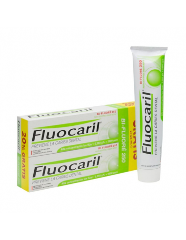 FLUOCARIL BI-FLUORE 250 DUPLO 125 ML 2 U