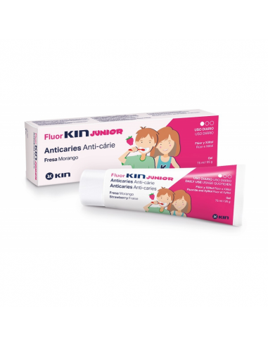 FLUOR KIN JUNIOR GEL FRESA 75 ML