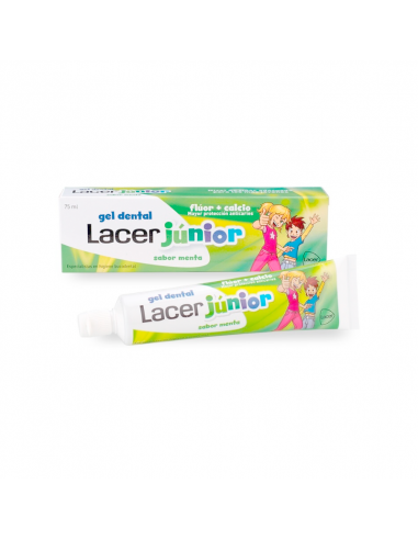LACER JUNIOR GEL DENTAL 75 ML MENTA