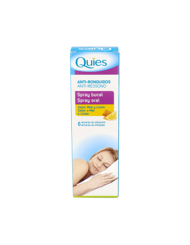 Quies Spray Bucal Antirronquidos Miel...