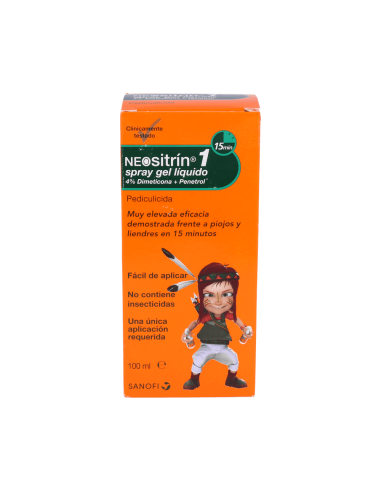 Neositrín Spray Gel Antipiojos 100ml