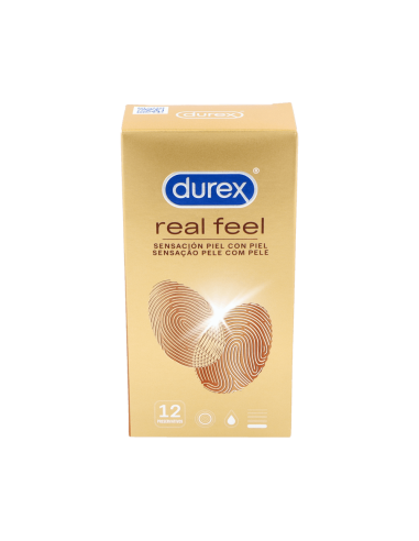Durex Real Feel Preservativos 12uds