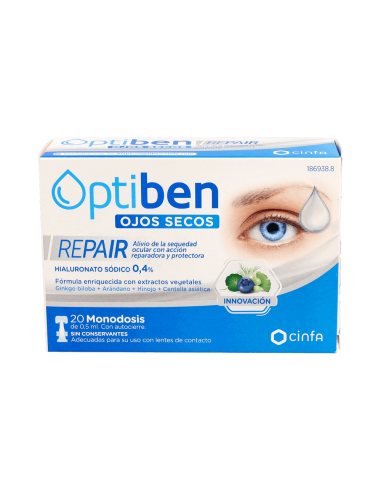 Optiben Ojos Secos Repair 20uds