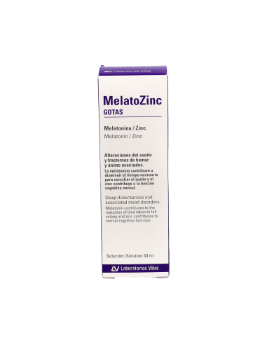 Laboratorios Viñas MelatoZinc Gotas 30ml