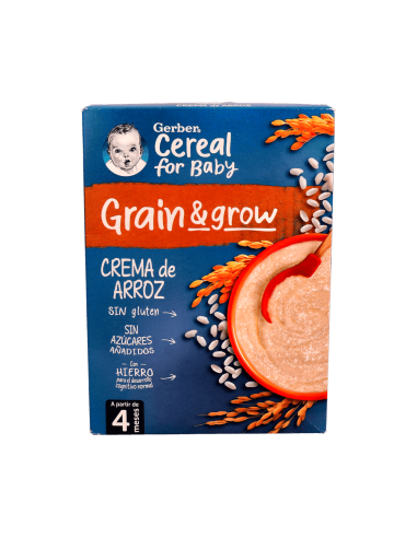 Gerber Crema de Arroz Sin Gluten 250g